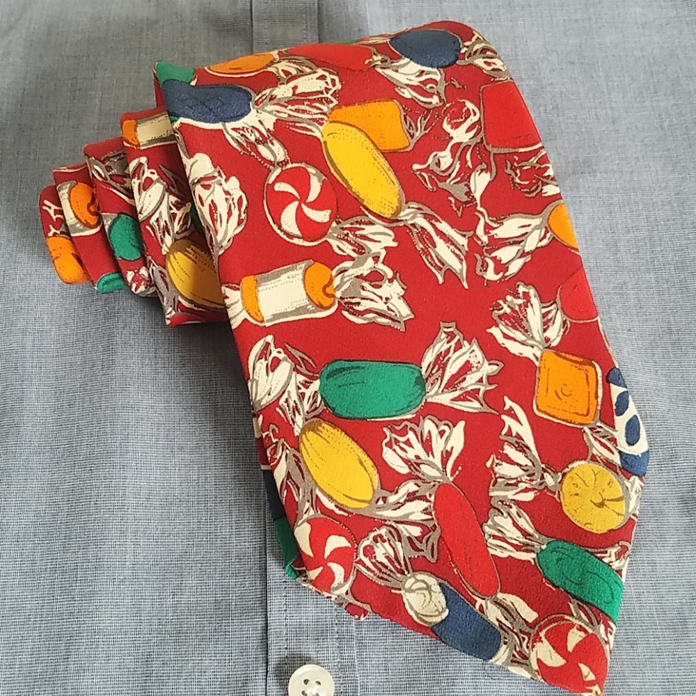 🇺🇸Silk hard candies tie